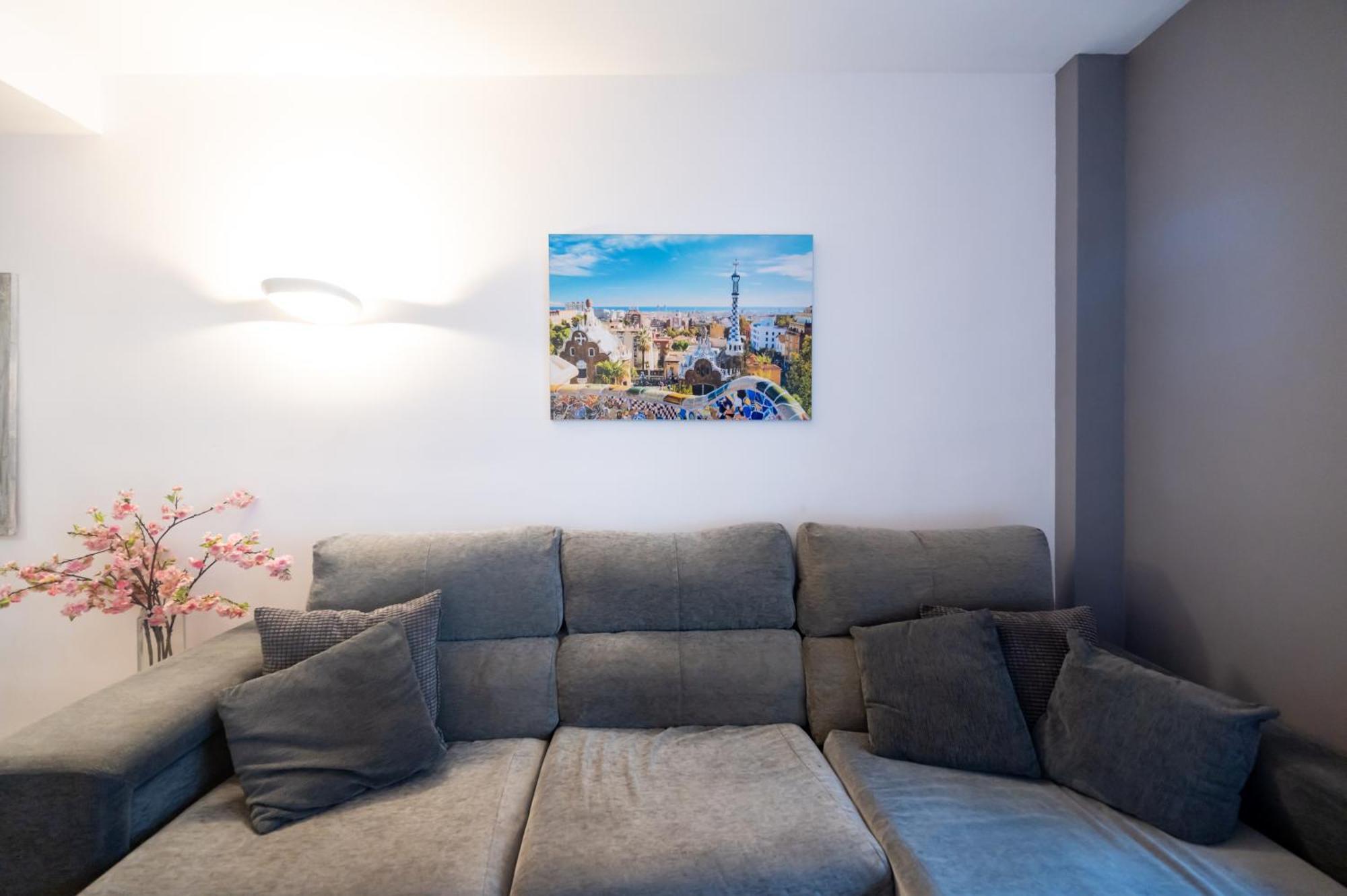 Comfy Downtown + Private Terrace Apartman Barcelona Kültér fotó
